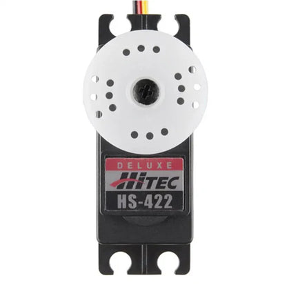Hitec HS-422 Standard Servo Motor – 3-Pole, Dual Oilite Bearings, 57 oz-in Torque, 0.16s Speed