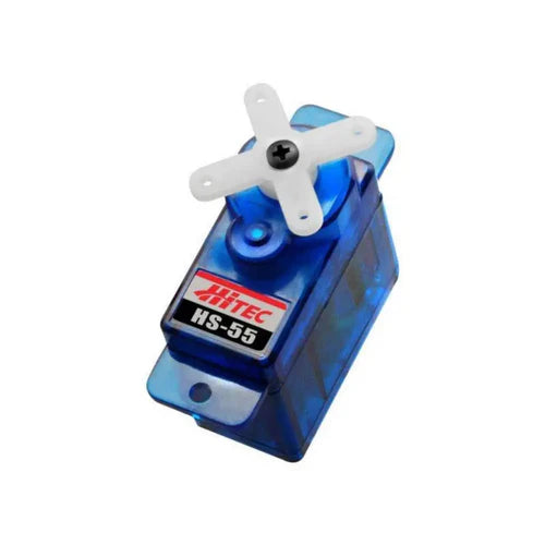 Hitec HS-55 Micro Servo Motor – Lightweight High-Performance Servo for Micro Applications