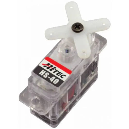 HS-40 Nano Nylon Gear Micro Servo Motor – Lightweight High-Speed 3-Pole Motor for RC Aircraft, Helicopters & Sailplanes