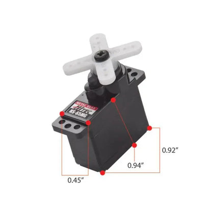 HS-65MG Metal Gear Feather Micro Servo Motor – High Torque, Lightweight Micro Servo for RC Helicopters, Cars, and Park Flyers