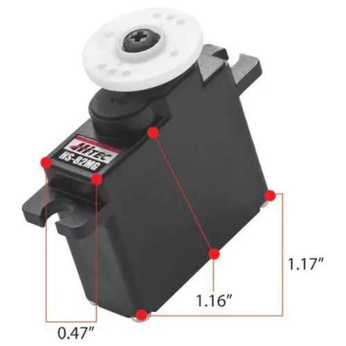 HS-82MG Metal Gear Micro Servo – High Torque, Precision Micro Servo for RC Aircraft & Helicopters