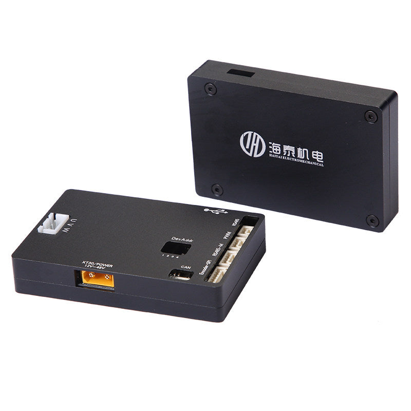 Brushless DC Servo Motor Driver HT-DC03 FOC Controller CAN RS485 12V-48V for BLDC Motors