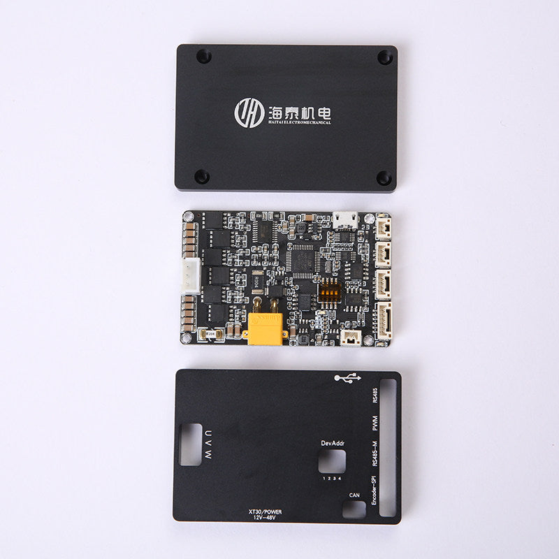 Brushless DC Servo Motor Driver HT-DC03 FOC Controller CAN RS485 12V-48V for BLDC Motors