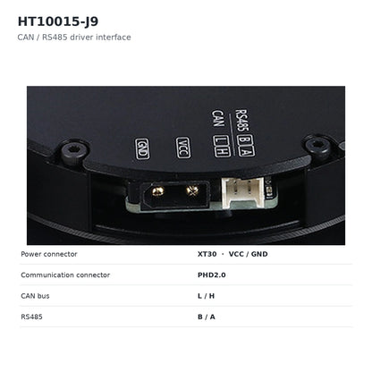 HAITAI HT10015-J9 Robot Joint Actuator 112Nm Planetary Servo Motor CAN RS485