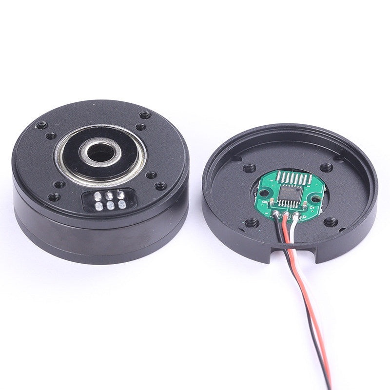 HT3505 Brushless Gimbal Motor with AS5600 Magnetic Encoder | Hollow Shaft BLDC Pan Tilt Motor 12V