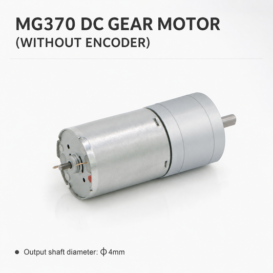 MG370 12V Encoder DC Gear Motor High Torque Metal Gearbox Motor with Hall / GMR Encoder for Robot Car AGV