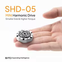 ito SHD05 Mini Hollow Nema 8 Brushless Motor Speed Reducer Gearbox 50:1 Strain Wave Gear Harmonic Reducer 28mm for Robot Arm Joint Gripper Automation
