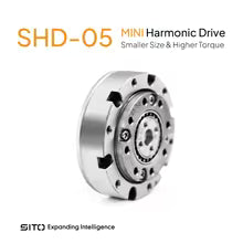 ito SHD05 Mini Hollow Nema 8 Brushless Motor Speed Reducer Gearbox 50:1 Strain Wave Gear Harmonic Reducer 28mm for Robot Arm Joint Gripper Automation