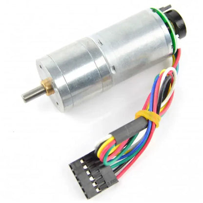 Pololu 12V 34:1 Metal Gearmotor MP with 48 CPR Encoder | High-Precision DC Gearmotor for Robotics and Automation