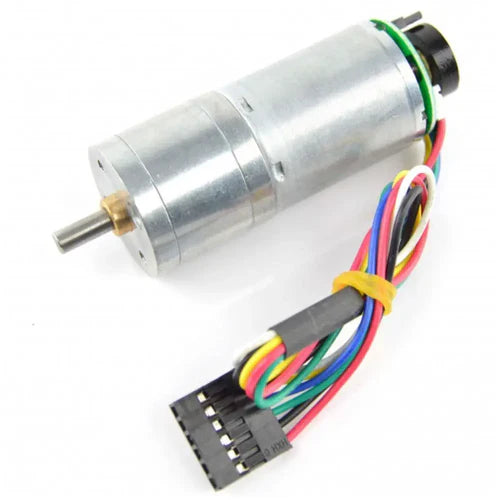 Pololu 12V 34:1 Metal Gearmotor MP with 48 CPR Encoder | High-Precision DC Gearmotor for Robotics and Automation