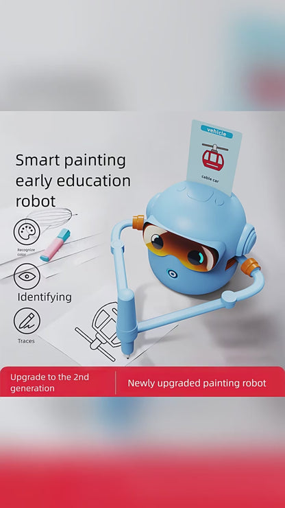 Intelligent Painting Robot Toy for Kids (3–5Years) – Early Education Drawing Machine with Songs, Games & Smart Learning Features