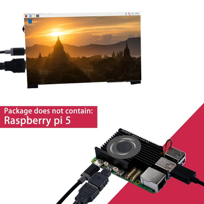 Armor Lite V5 Heatsink with Integrated 3510 Fan for Raspberry Pi 5