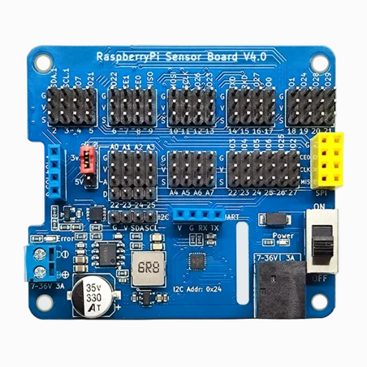 Raspberry Pi Multi-Function GPIO Expansion Board Sensor Control Board with 8-Channel ADC for Raspberry Pi 4B 3B+ Zero
