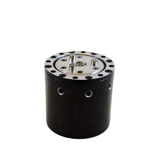 ROBSTRIDE 05 Motor angled top view showing circular mounting plate with bolt holes