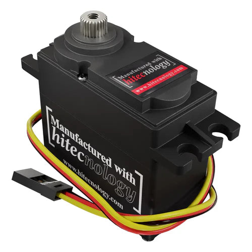 ServoCity HSR-M9382TH Brushless Titanium Gear Servo – 7-Turn Programmable High-Torque IP65 Robotics Servo