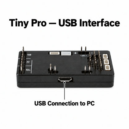 Tiny Pro 32-Bit 3-Axis Brushless Gimbal Controller with PWM Encoder